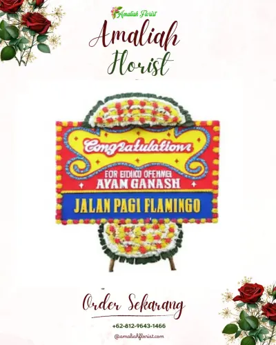 Bunga Papan Congratulation di Ganeas